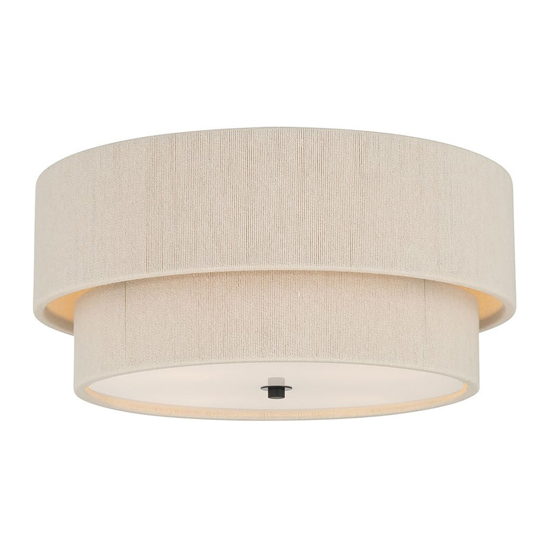 Millennium Lighting Helbert 4 Light Flush Mount, Matte Black - 208104-MB