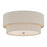 Millennium Lighting Helbert 4 Light Flush Mount, Vintage Brass - 208104-VB