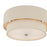 Millennium Lighting Helbert 4 Light Flush Mount, Vintage Brass
