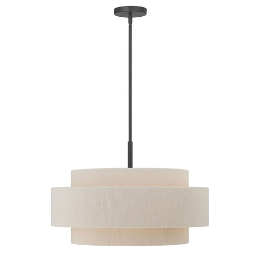 Millennium Lighting Helbert 5 Light Pendant, Matte Black