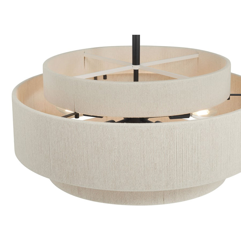 Millennium Lighting Helbert 5 Light Pendant, Matte Black