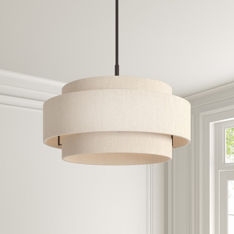 Millennium Lighting Helbert 5 Light Pendant, Matte Black