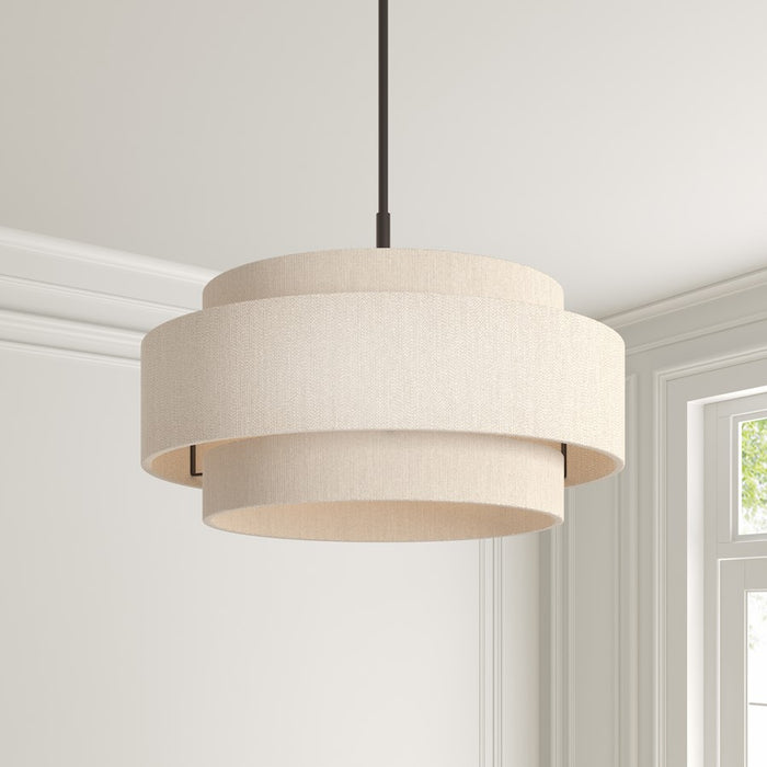 Millennium Lighting Helbert 5 Light Pendant, Matte Black