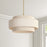 Millennium Lighting Helbert 5 Light Pendant, Vintage Brass