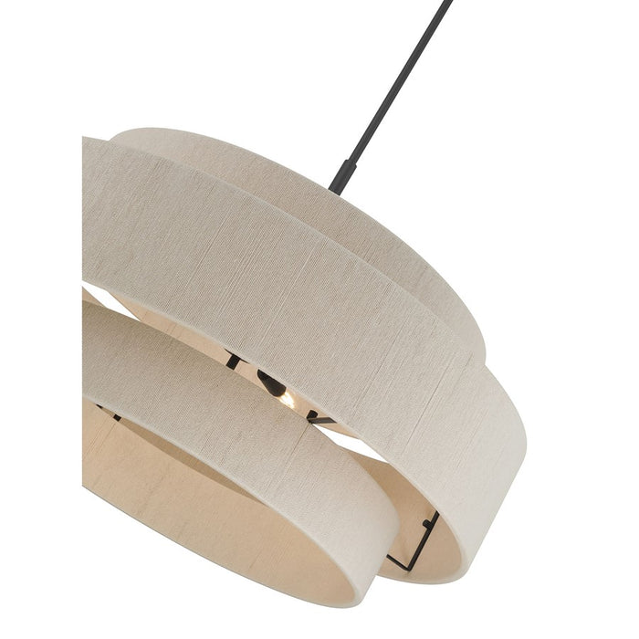 Millennium Lighting Helbert 6 Light Pendant, Matte Black