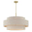 Millennium Lighting Helbert 6 Light Pendant, Vintage Brass - 208106-VB