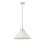Millennium Lighting Artistan 1Lt Pendant, Nickel/White/Steel