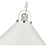 Millennium Lighting Artistan 1Lt Pendant, Nickel/White/Steel
