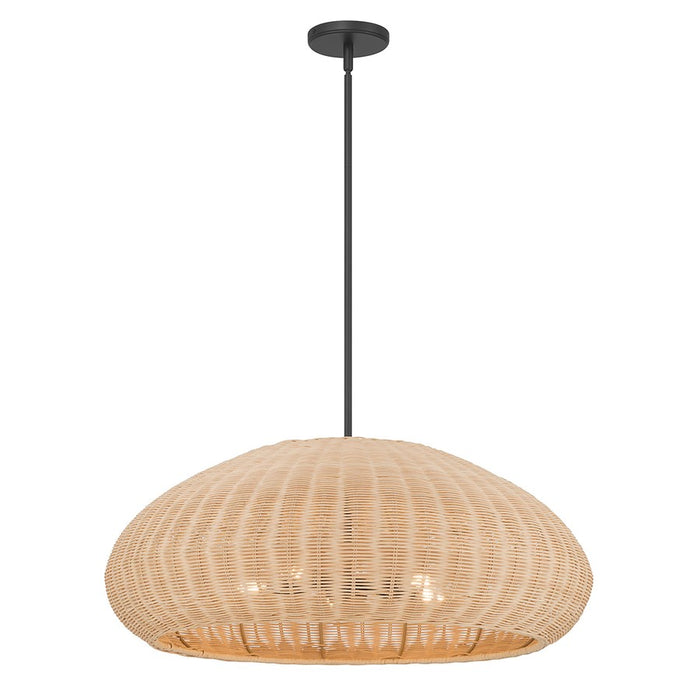 Millennium Lighting Natora 5 Light Pendant, Matte Black - 209105-MB