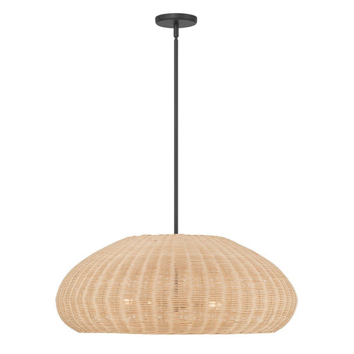 Millennium Lighting Natora 5 Light Pendant, Matte Black