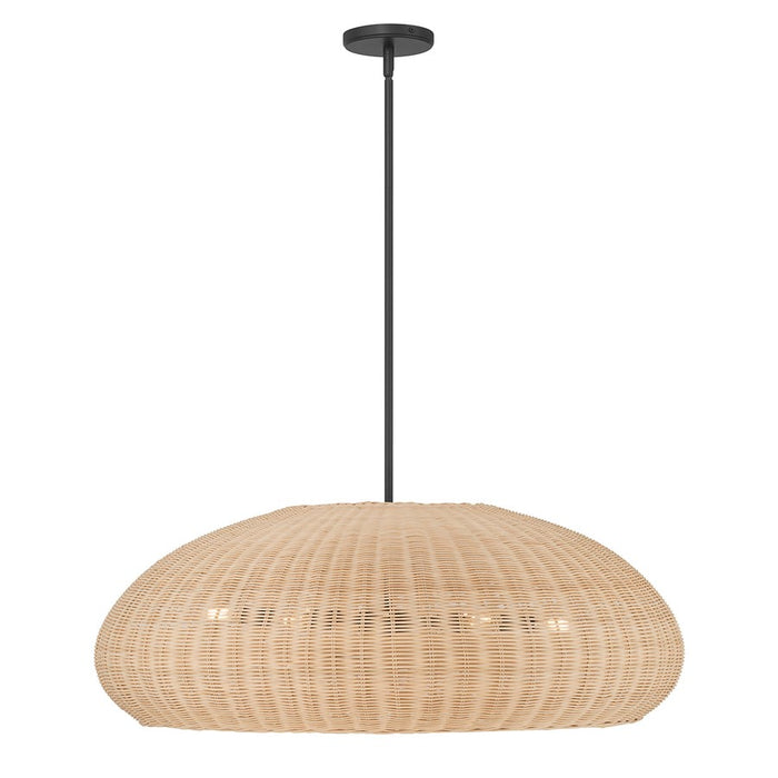 Millennium Lighting Natora 6 Light Pendant, Matte Black