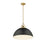 Millennium Lighting Artistan 1Lt Pendant, Vintage Brass/Black