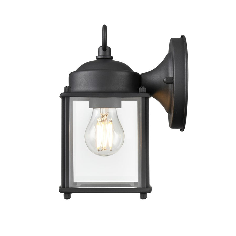 Millennium Lighting Northsted 1Lt Outdoor Wall Sconce, Black/Clear