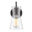 Millennium Lighting Camellia 1Lt 5" Wall Sconce, Black/Clear