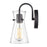 Millennium Lighting Camellia 1Lt 5" Wall Sconce, Black/Clear