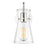 Millennium Lighting Camellia 1Lt 5" Wall Sconce, Nickel/Clear
