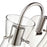 Millennium Lighting Camellia 1Lt 5" Wall Sconce, Nickel/Clear