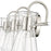 Millennium Lighting Camellia 3Lt Vanity, Brushed Nickel/Clear