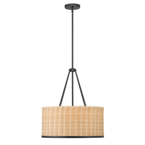 Millennium Lighting Namiro 4 Light Pendant, Matte Black