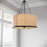 Millennium Lighting Namiro 4 Light Pendant, Matte Black