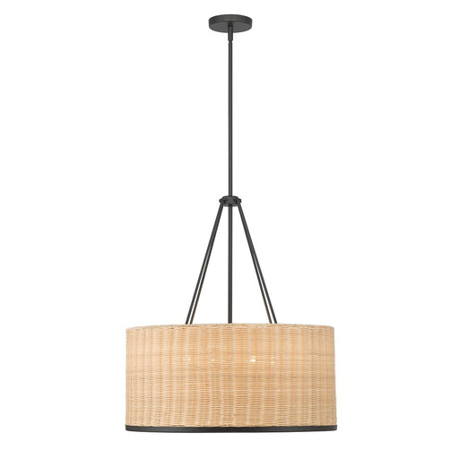 Millennium Lighting Namiro 6 Light Pendant, Matte Black