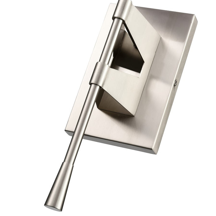 Millennium Lighting 1Lt Wall Sconce, Brushed Nickel/Linen