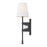 Millennium Lighting 1Lt 20" Wall Sconce, Black/Linen