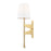 Millennium Lighting 1Lt 20" Wall Sconce, Vintage Brass/Linen