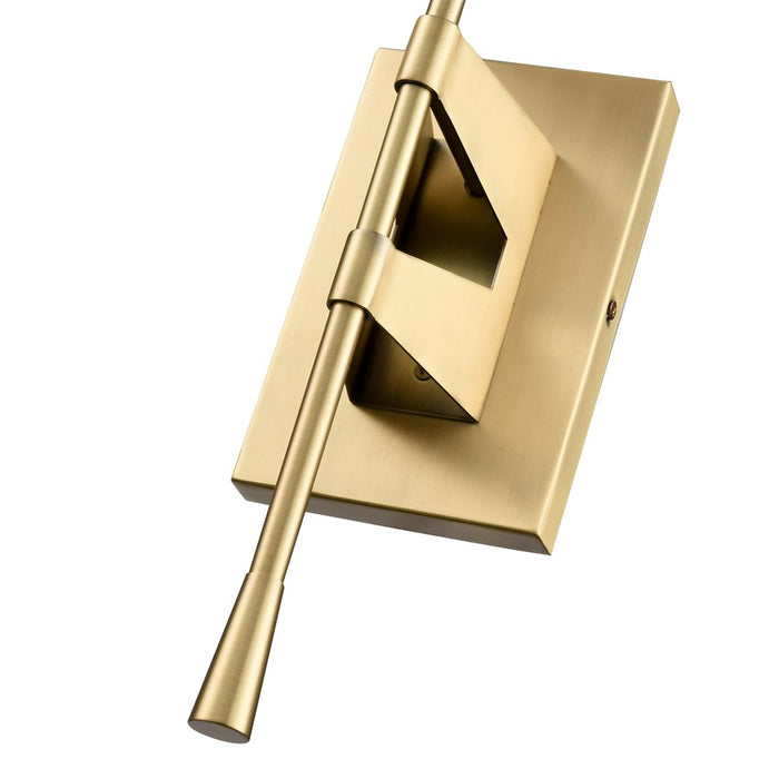 Millennium Lighting 1Lt 20" Wall Sconce, Vintage Brass/Linen