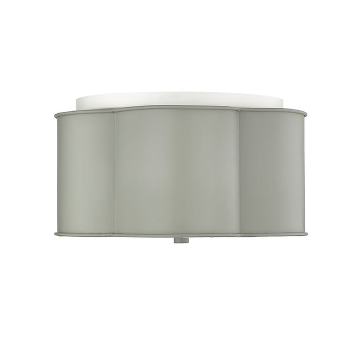 Millennium Lighting 3 Light Flushmount, Cement Grey/Grey - 21203-CG