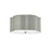 Millennium Lighting 3 Light Flushmount, Cement Grey/Grey