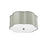 Millennium Lighting 3 Light Flushmount, Cement Grey/Grey