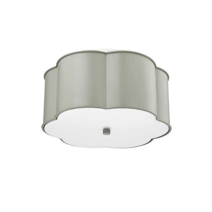 Millennium Lighting 3 Light Flushmount, Cement Grey/Grey