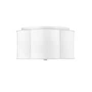 Millennium Lighting 3Lt Flushmount, White/White - 21203-MW