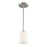Millennium Lighting Laphia 1Lt 7" Pendant, Nickel/Etched Opal - 214001-BN