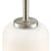Millennium Lighting Laphia 1Lt 7" Pendant, Nickel/Etched Opal