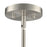 Millennium Lighting Laphia 1Lt 7" Pendant, Nickel/Etched Opal