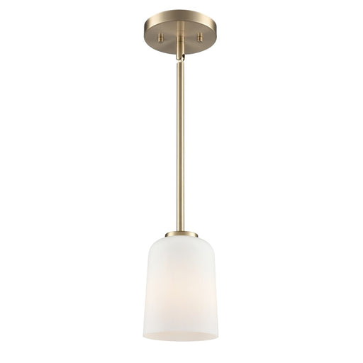 Millennium Lighting Laphia 1Lt 7" Pendant, Modern Gold/Etched Opal - 214001-MG