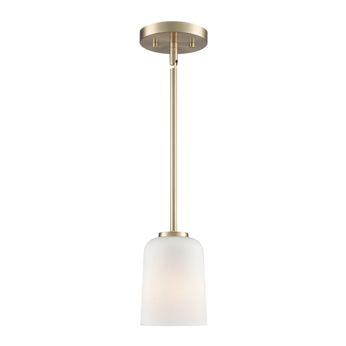 Millennium Lighting Laphia 1Lt 7" Pendant, Modern Gold/Etched Opal