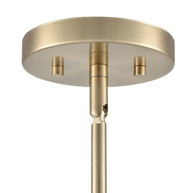 Millennium Lighting Laphia 1Lt 7" Pendant, Modern Gold/Etched Opal