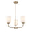 Millennium Lighting Laphia 3Lt 21" Chandelier, Gold/Etched Opal - 214003-MG