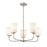 Millennium Lighting Laphia 5Lt 27" Chandelier, Nickel/Etched Opal - 214005-BN