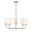 Millennium Lighting Laphia 5Lt 27" Chandelier, Nickel/Etched Opal