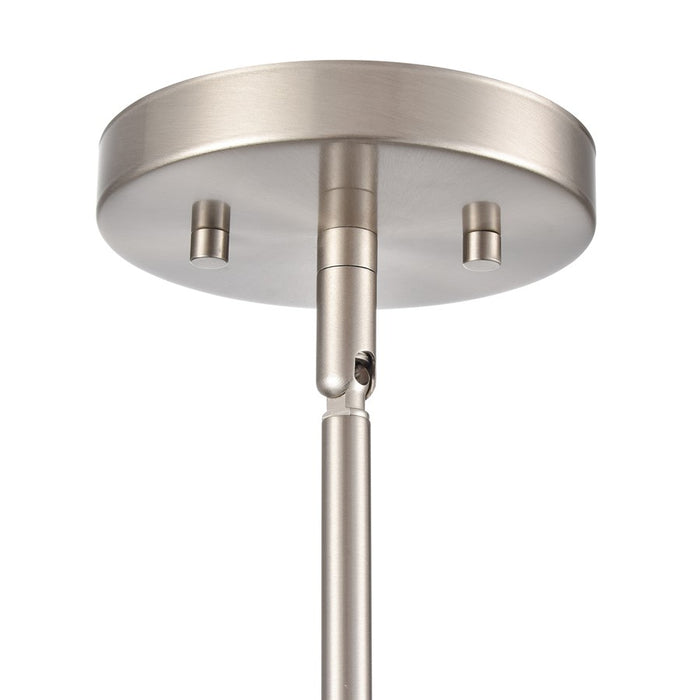 Millennium Lighting Laphia 5Lt 27" Chandelier, Nickel/Etched Opal