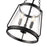 Millennium Lighting Adabella 11.75" 3Lt Pendant, Matte Black/Clear