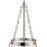 Millennium Lighting Adabella 11.75" 3Lt Pendant, Nickel/Clear