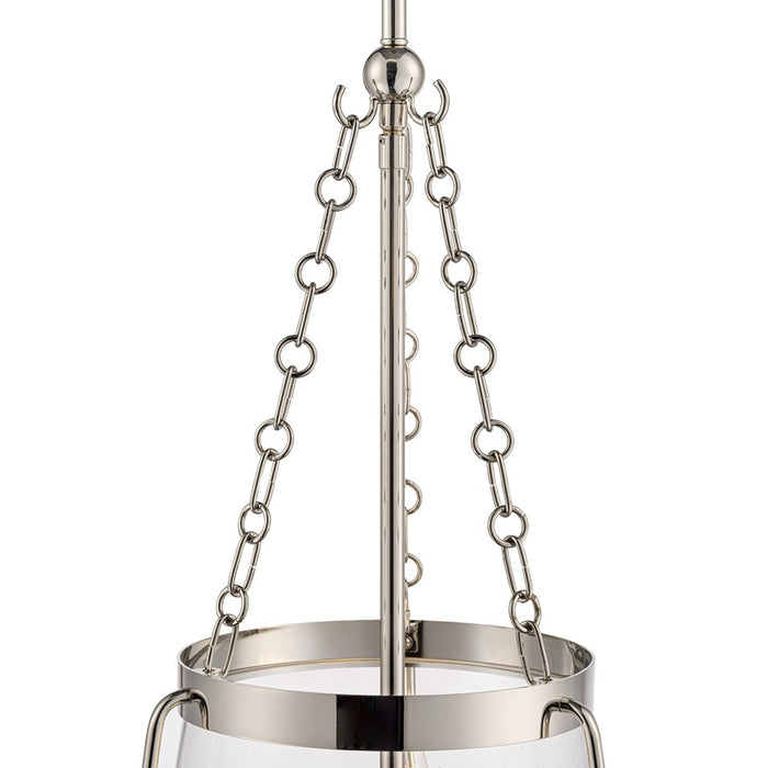 Millennium Lighting Adabella 11.75" 3Lt Pendant, Nickel/Clear