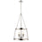 Millennium Lighting Adabella 17.75" 5Lt Pendant, Nickel/Clear