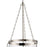 Millennium Lighting Adabella 17.75" 5Lt Pendant, Nickel/Clear