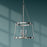 Millennium Lighting Adabella 17.75" 5Lt Pendant, Nickel/Clear